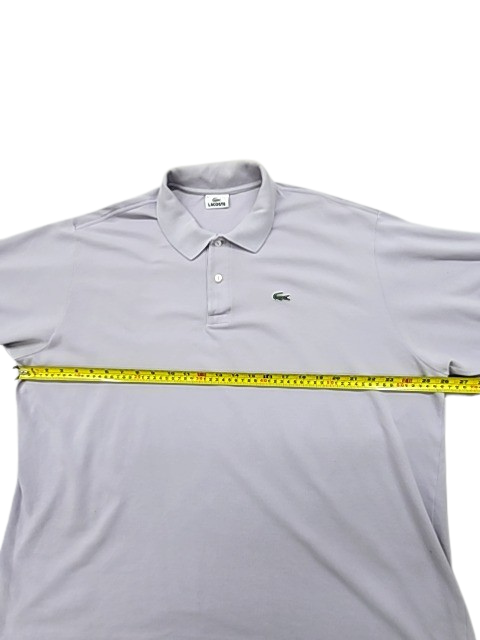 Lacoste Men's Lavender Polo Shirt Size 8 Regular Fit Cotton