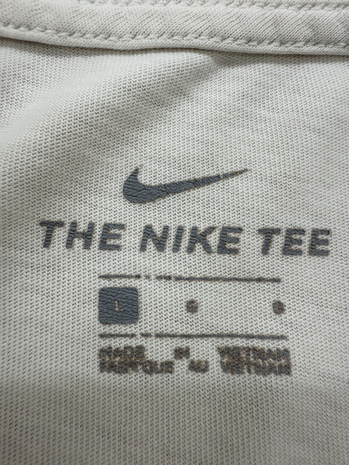 Nike James Harden Basketball Graphic White Crewneck Short Sleeve T-Shirt L