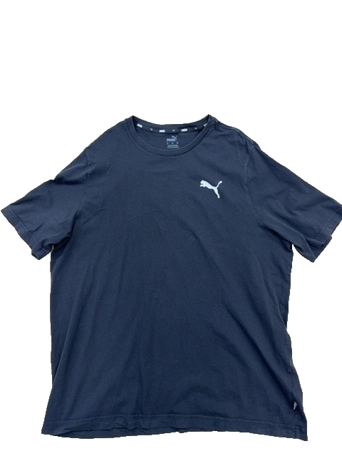 Puma Men's Black T-Shirt – Size XL, Oversized, Cotton