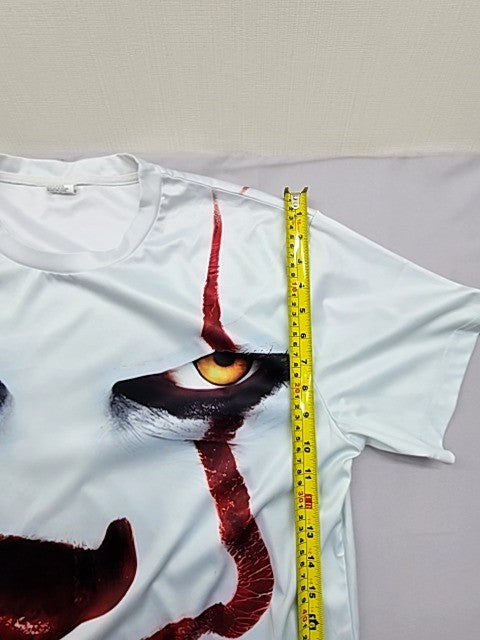 Men's IT Pennywise XXL White Short Sleeve Crew Neck T-Shirt Polyester