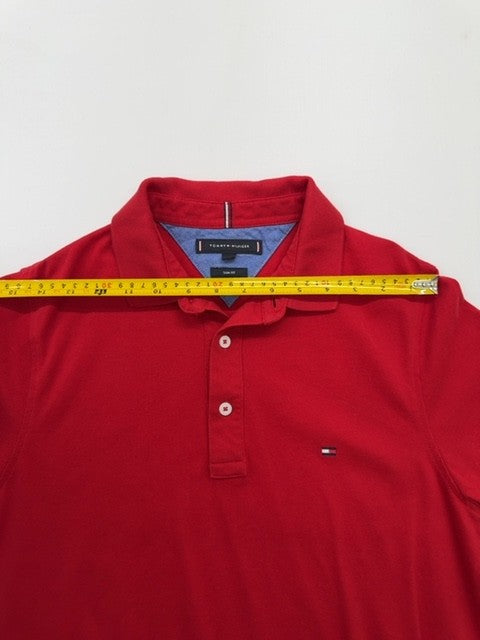 Tommy Hilfiger Men Red Polo Shirt size M product image 8