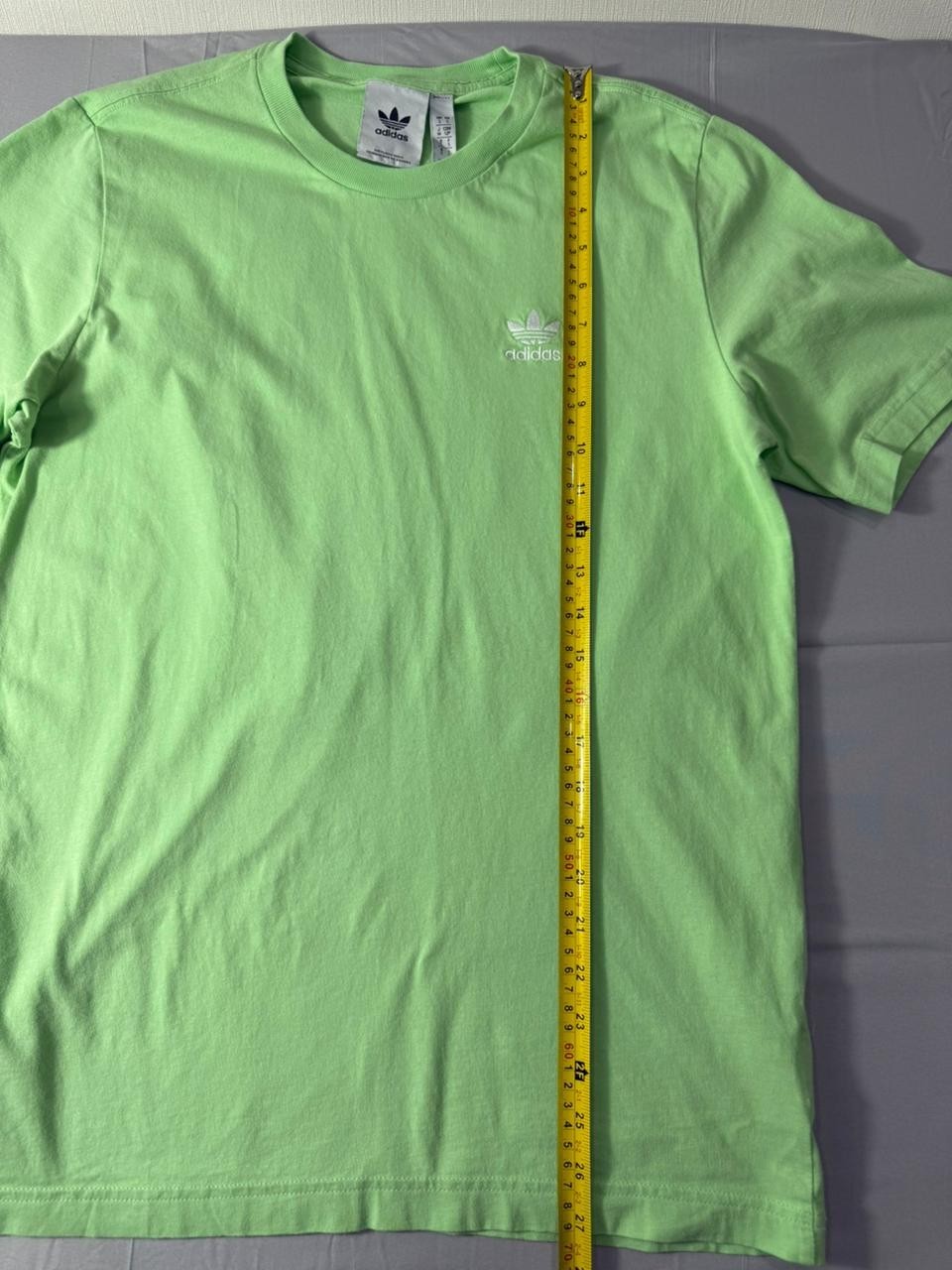 Adidas Originals Men's Green T-Shirt Trefoil Logo Short Sleeve Tee Small
