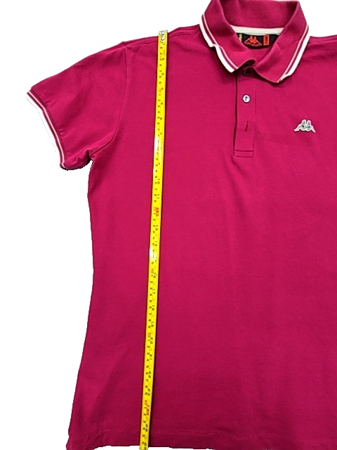 Robe di Kappa Men's Magenta Polo XL Short Sleeve White Piping