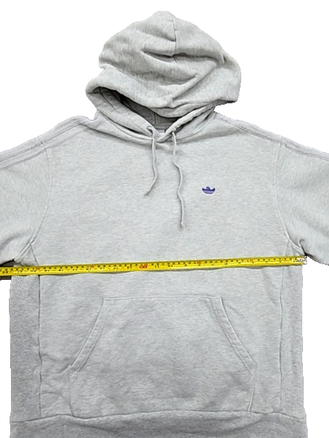 Adidas Originals Men's M Grey Heather Pullover Hoodie Fleece