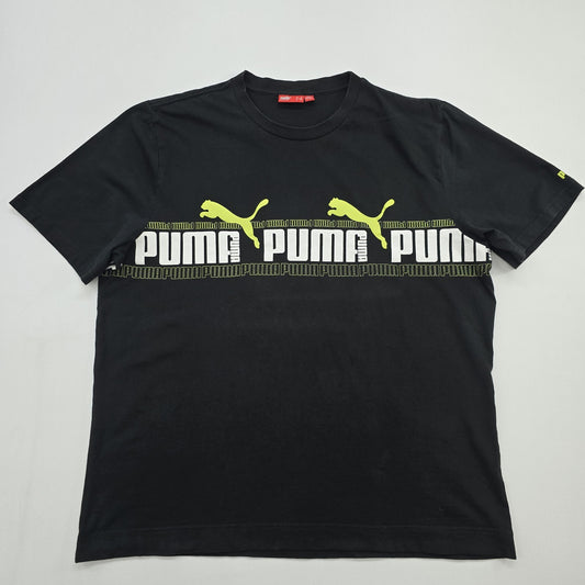 Puma Men's Black T-Shirt – Size XL, Brand Department Type Style, Regular Fit