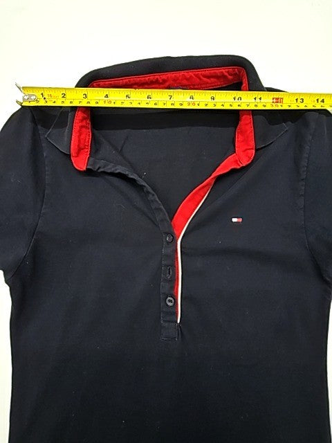 Tommy Hilfiger Women Black Polo Shirt size XL product image 5