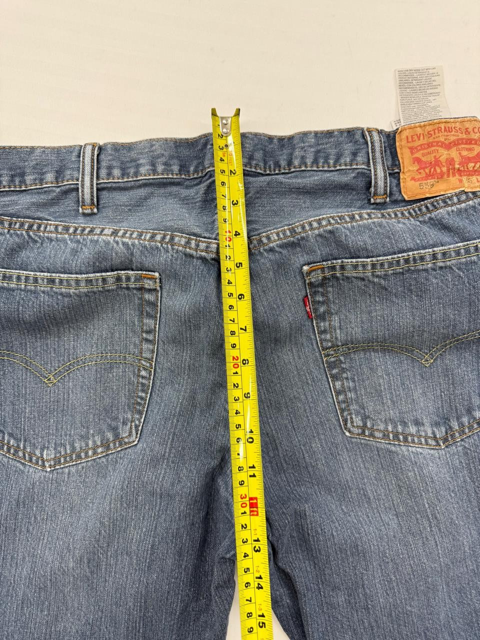 Levi's Men's Straight Blue Jeans 38x36 Big & Tall