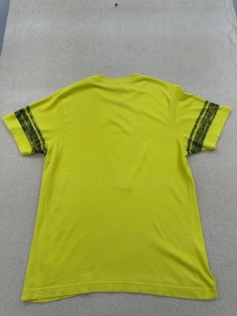 Nike Men's Yellow Jersey – Size M, One-off pre-loved from Artistic, Striped