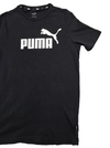 Puma Men's Black T-Shirt – Size S, Logo, Short Sleeve