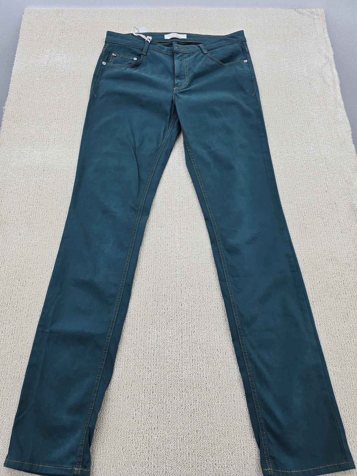 Harmont & Blaine Men's Jeans Size 44 Dark Green Denim Regular