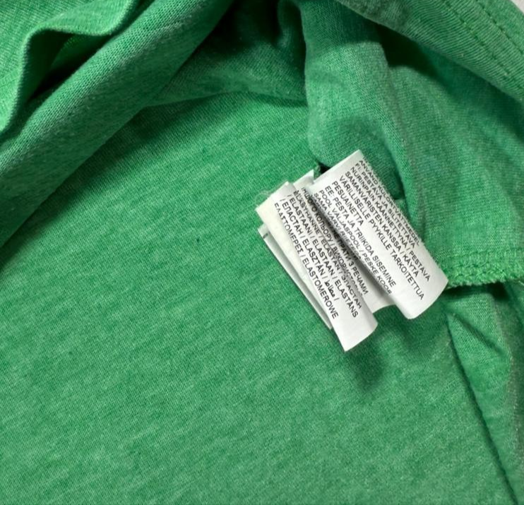 Men's Puma Print T-Shirt Green Size S