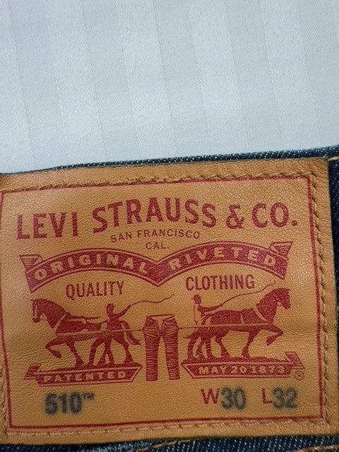 Levi's Men's Medium Blue Skinny 510 Jeans W30 L32 Vintage