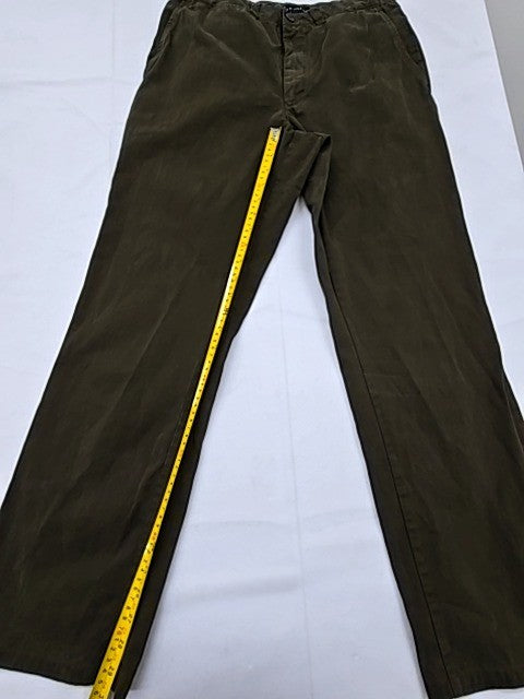 Tommy Hilfiger Men's Fatigue Green Chino Pants 32W/34L Cotton