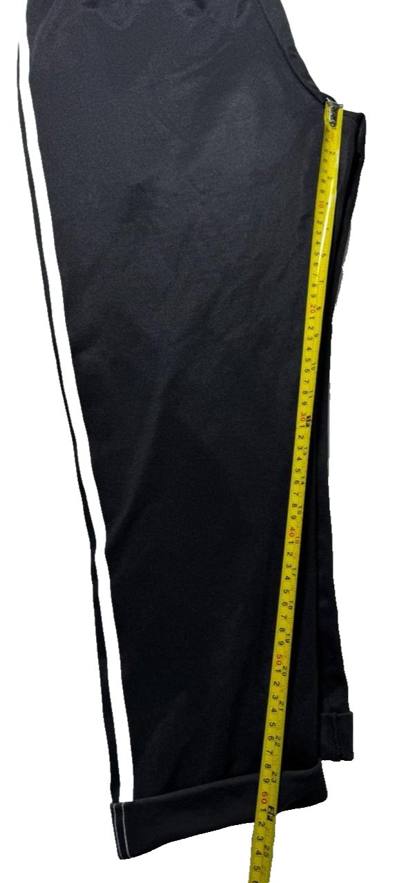 Adidas Black 3-Stripe Juniors Track Pants Joggers Youth Size M
