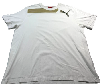 White Puma Men'S Graphic T-Shirt - Size Xxl