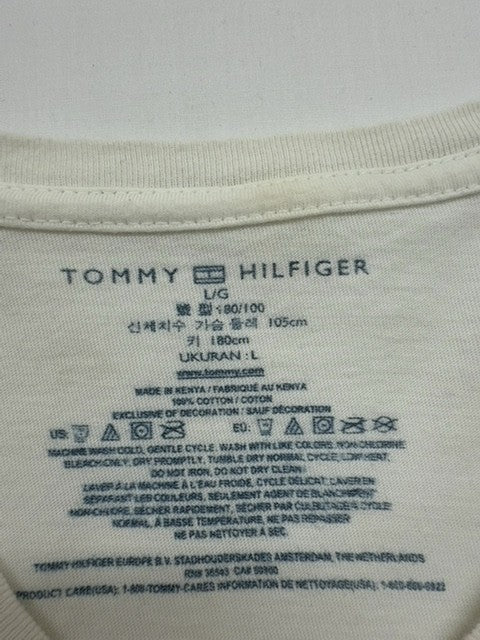 Tommy Hilfiger Boys White T-Shirt size L product image 3