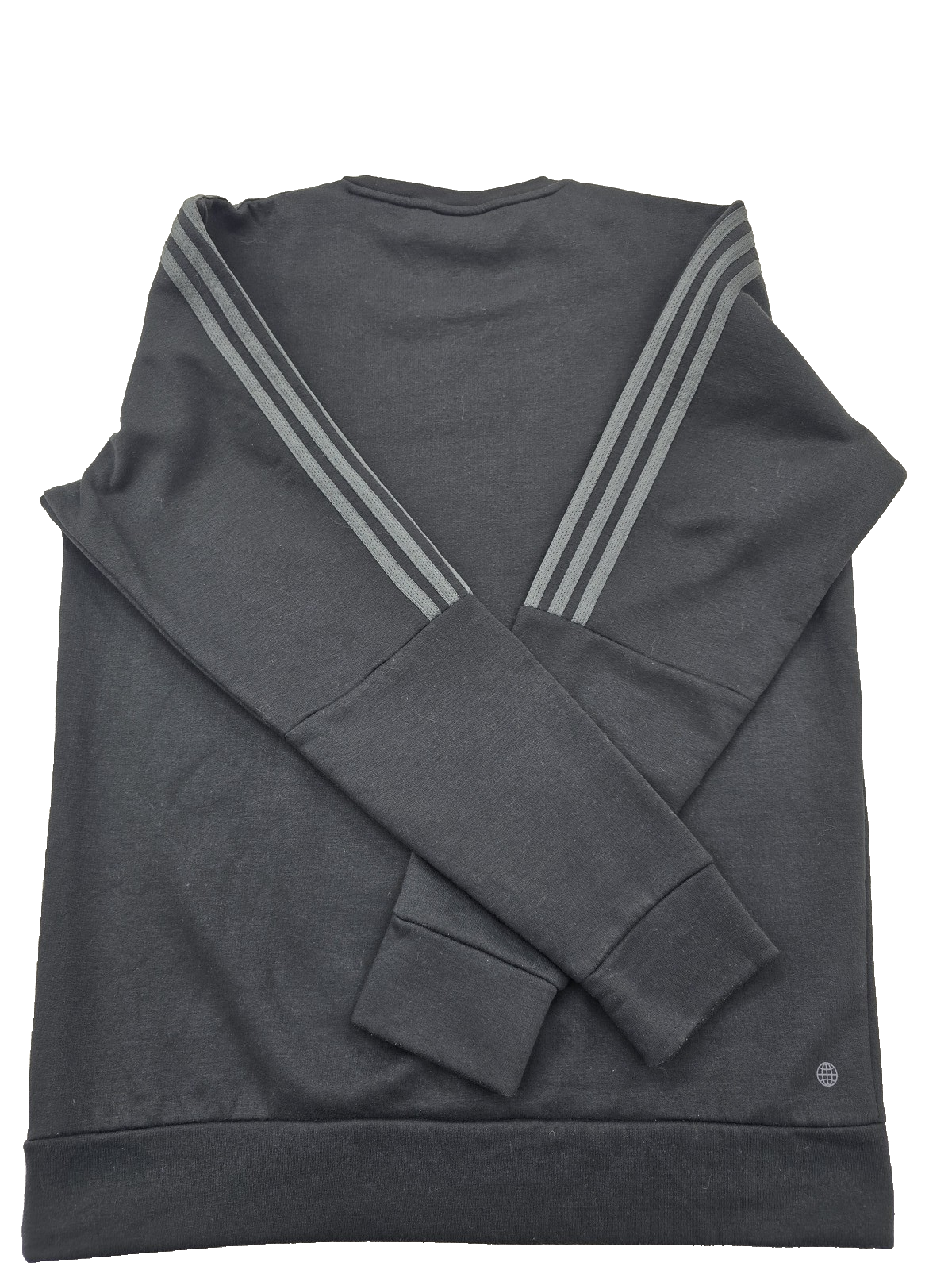 Adidas Black Crewneck Sweatshirt M French Terry Pullover