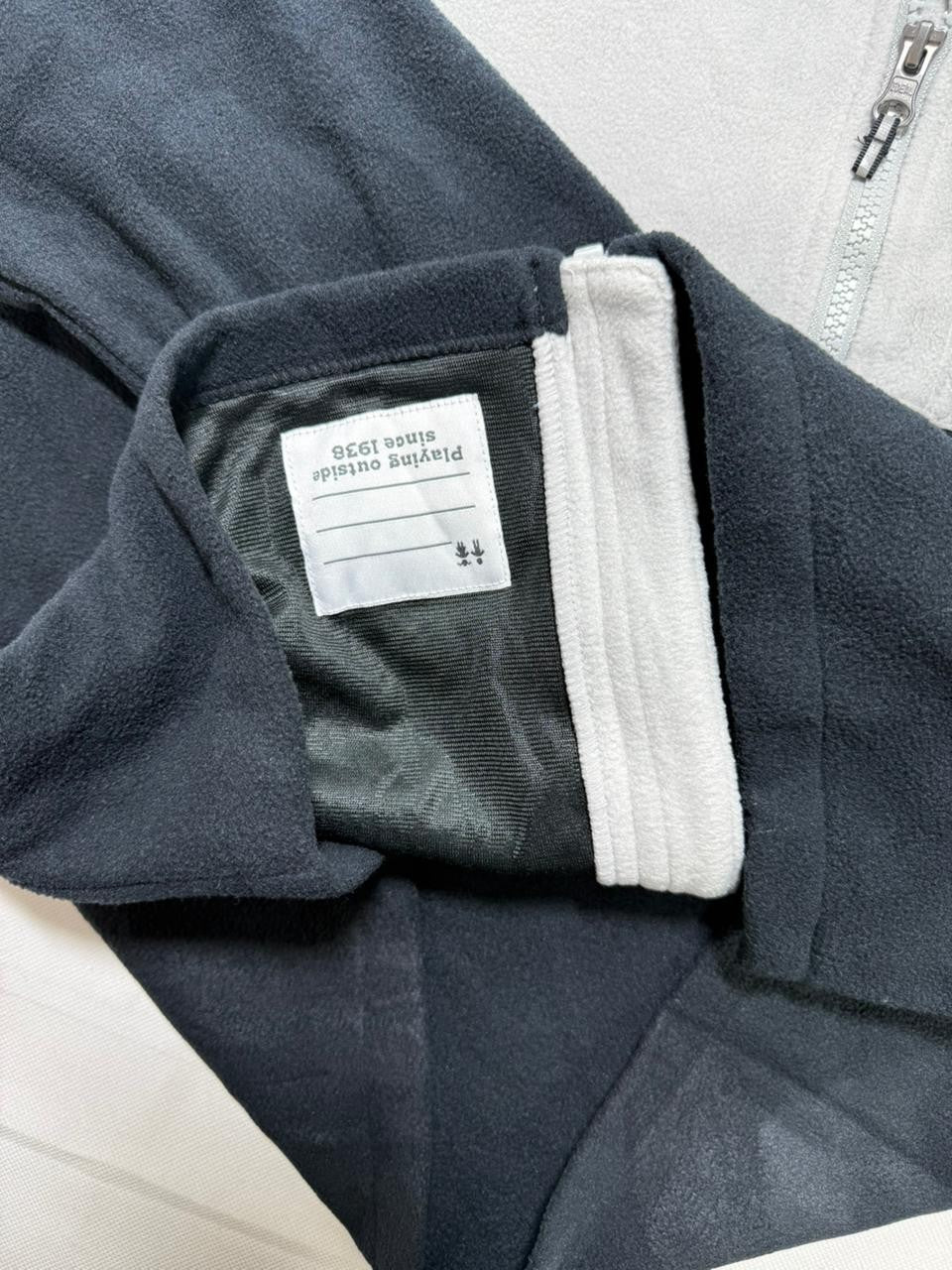 Columbia Men's Full Zip Fleece Hoodie Grey Navy Soft Warm Jacket Size XL