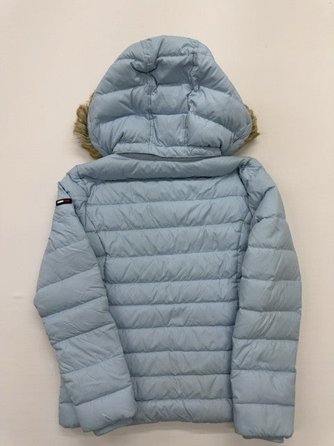 Tommy Jeans Youth Blue Jacket – Size M, Full Zip, Hooded