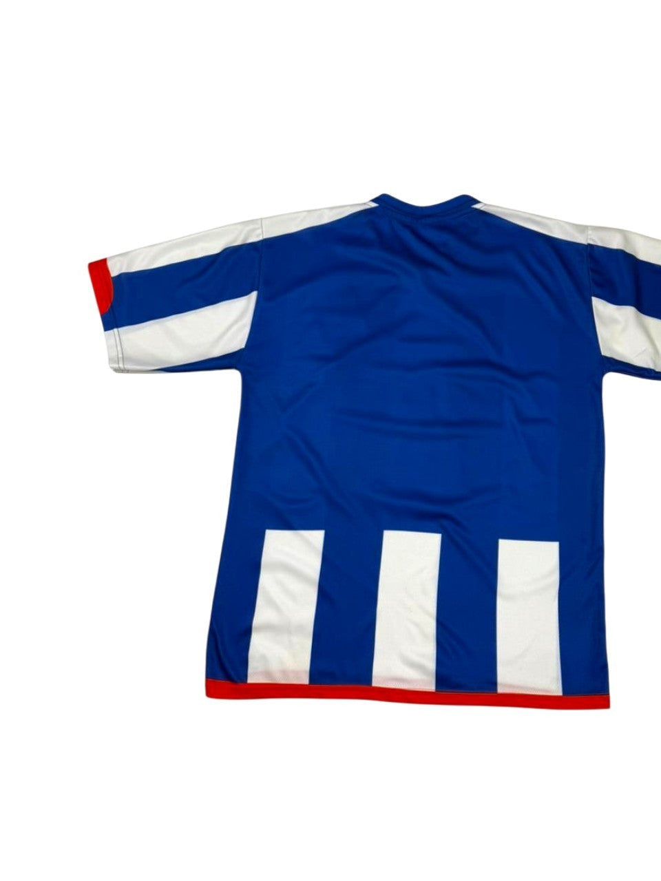 FC Porto Mens Soccer Jersey Blue White Striped Short Sleeve Football Shirt Size