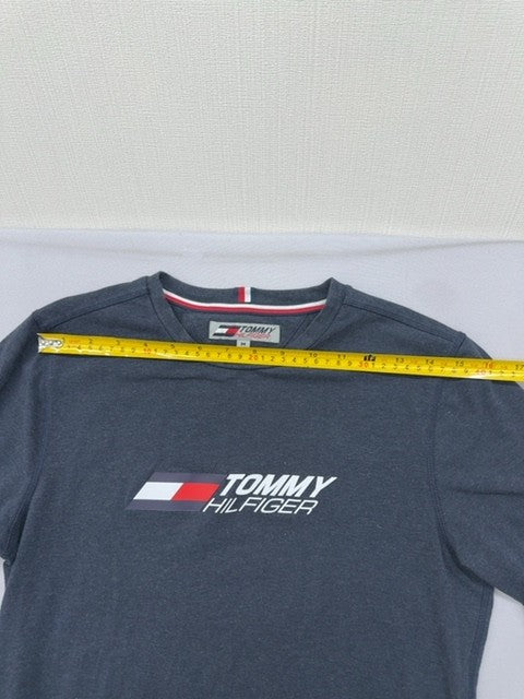 Tommy Hilfiger Men's M Grey Short Sleeve Crewneck T-Shirt