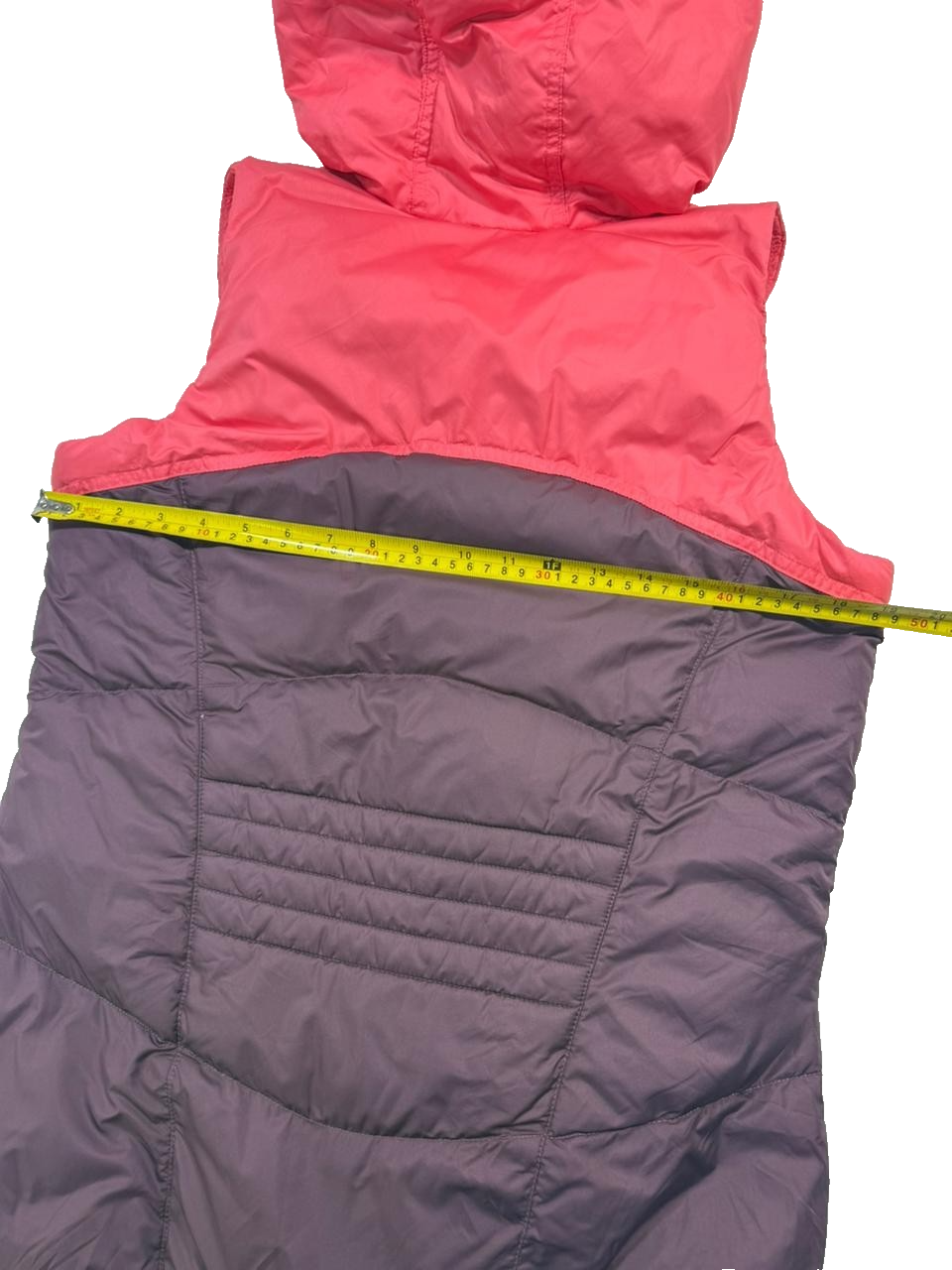 Adidas Women's Pink Purple Puffer Vest Gilet Full Zip Hooded Size M
