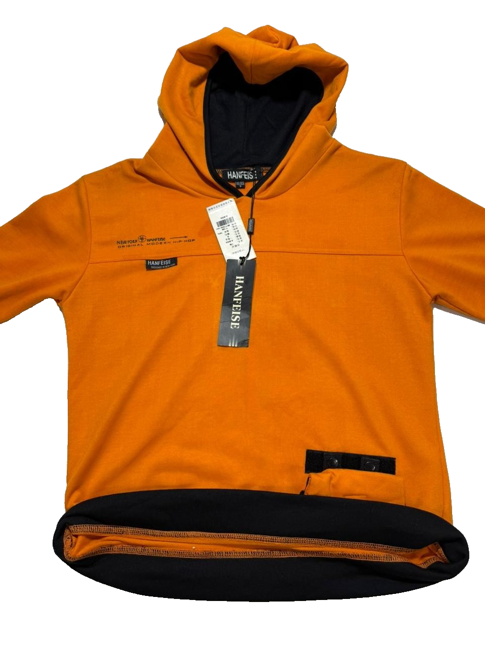 Hanfeise Men's Long Sleeve Hooded Sweatshirt Size S