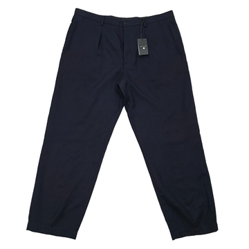 Giorgio Armani Trousers Mens Navy Pleated Straight Trousers Us 56 Bnwt