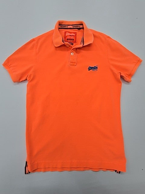 Superdry Men Orange Polo Shirt size L product image 1