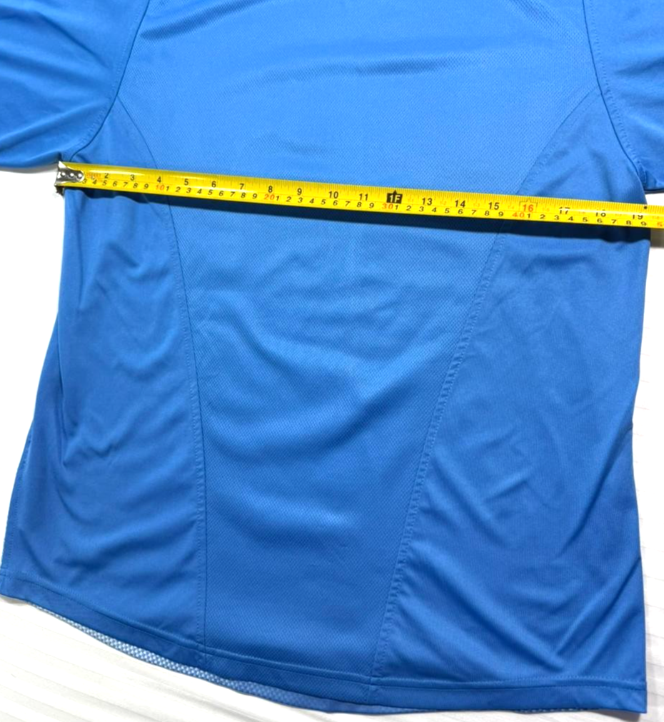 Nike Men's Blue Gradient Short-Sleeve Athletic T-Shirt - Size M