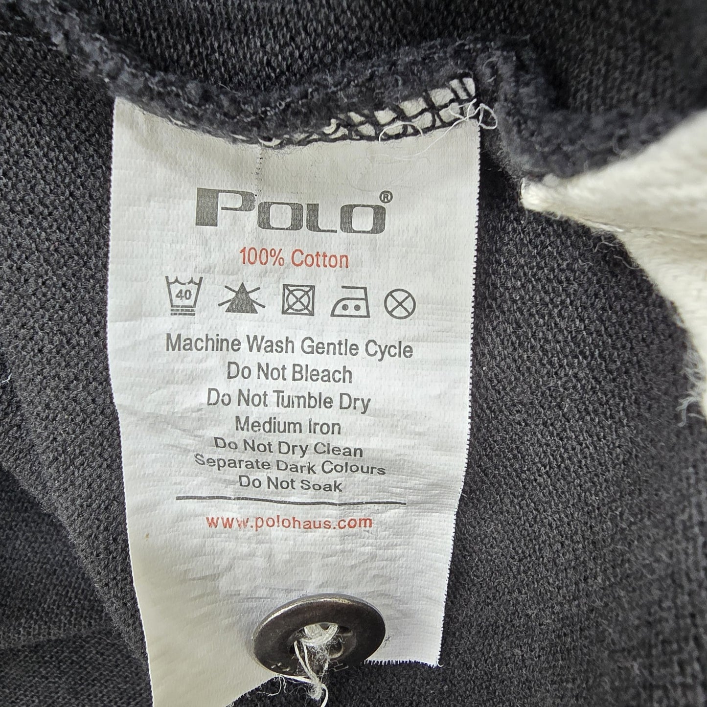 Polo Men Black Polo Shirt size XL product image 4