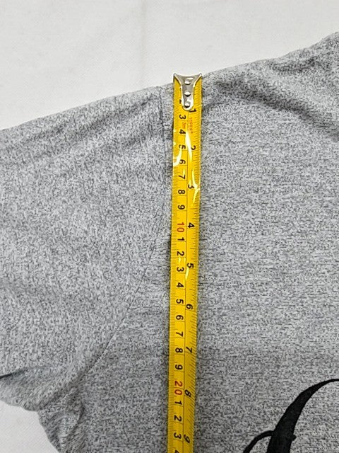 Calvin Klein Jeans Men's XL Grey Cotton Logo Crew Neck Short Sleeve T-Shirt