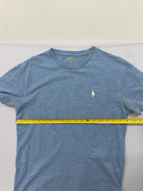 Polo Ralph Lauren Men's XS Blue Cotton Crewneck Logo T-Shirt