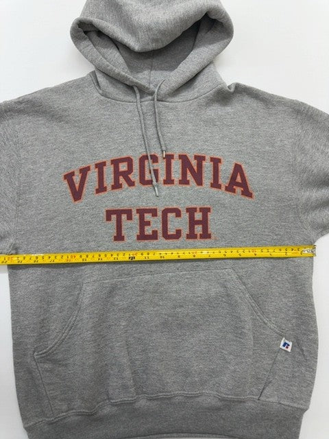 RUSSELL ATHLETIC Boys Heather Gray Hoodie VT Logo Size S Used