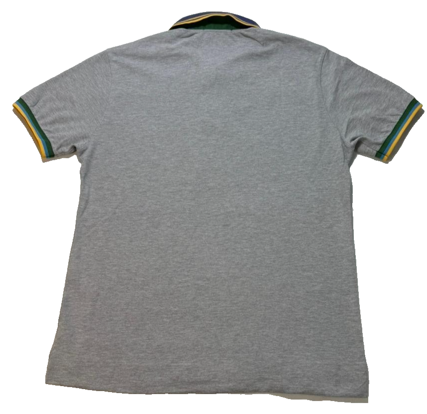Fred Perry Special Edition Polo Shirt Grey Xxl Laurel Logo Mens