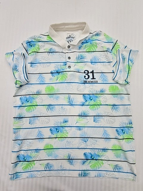 Armand Thiery Men White Polo Shirt size XXL product image 1