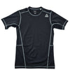 Reebok Men's Black T-Shirt – Size L, Short Sleeve, Training