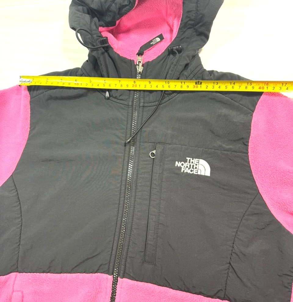 Pink And Black The North Face Fleece Jacket - Size M