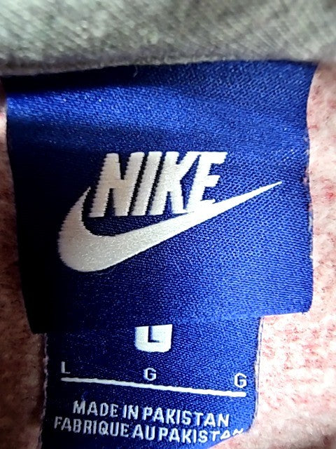 Nike Men's Red Fleece Pullover Hoodie Size L Kangaroo Pocket