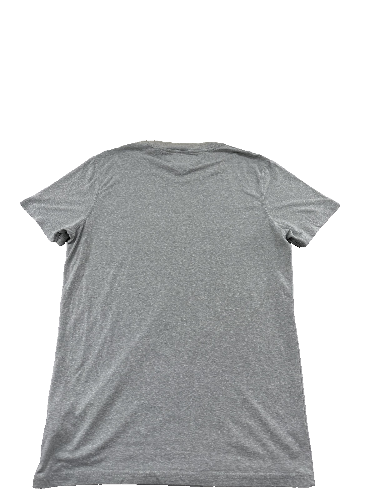 Tommy Hilfiger Men's XL Grey V-Neck Graphic Short Sleeve Cotton T-Shirt