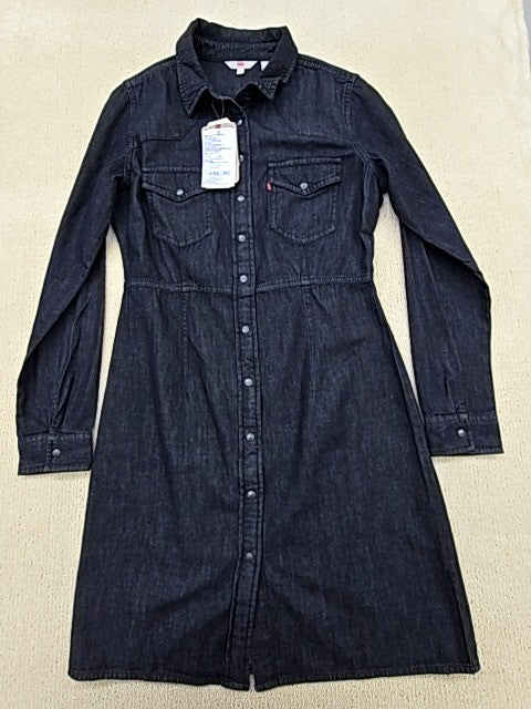 Levi's Women's Blue Shirt – Size S, Long Sleeve