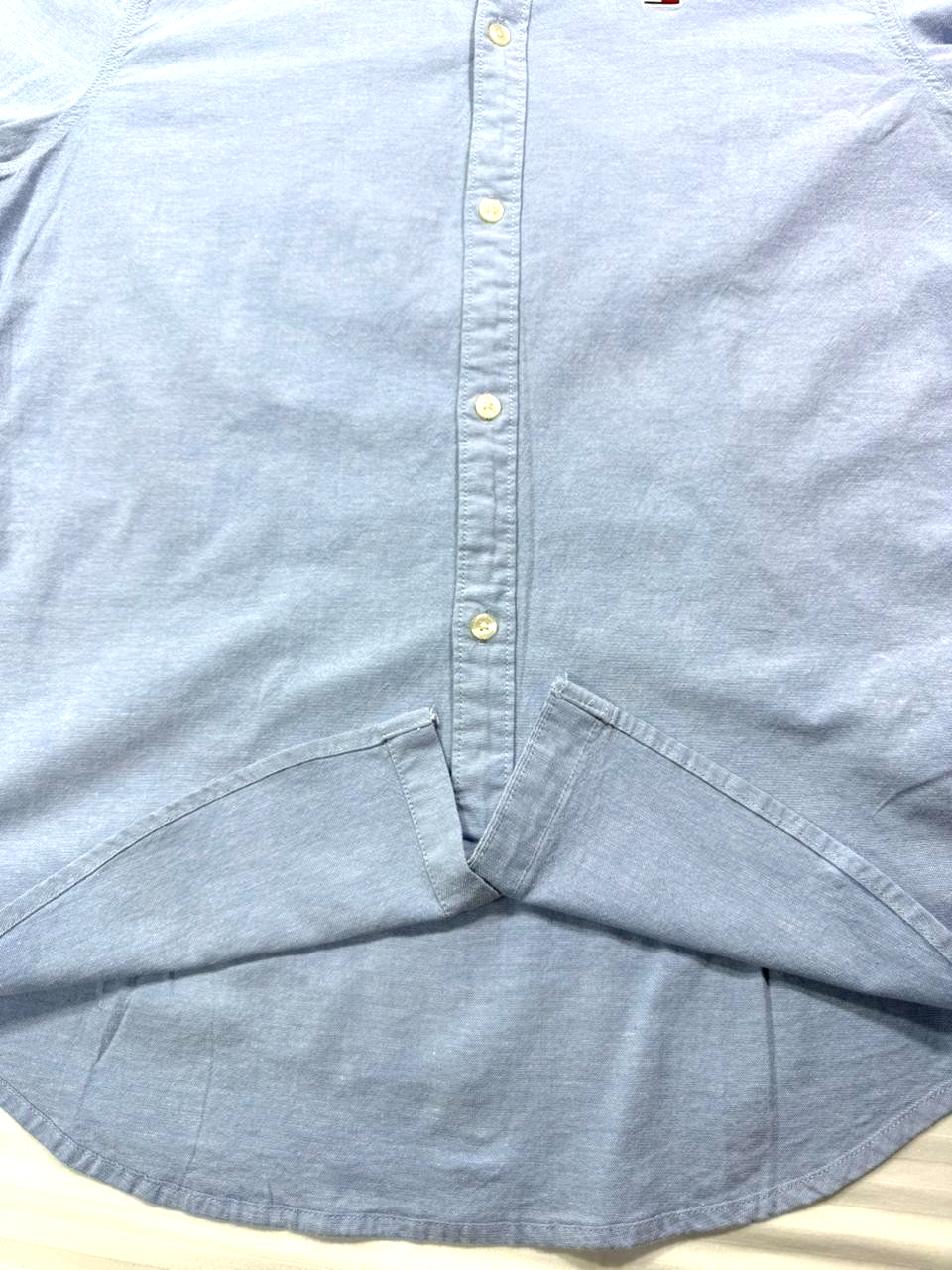 Tommy Hilfiger Men's Tjm Slim Stretch Oxford Shirt T- Size L