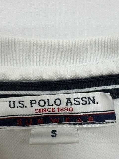 U.S. Polo Assn Men White Polo Shirt size S product image 4