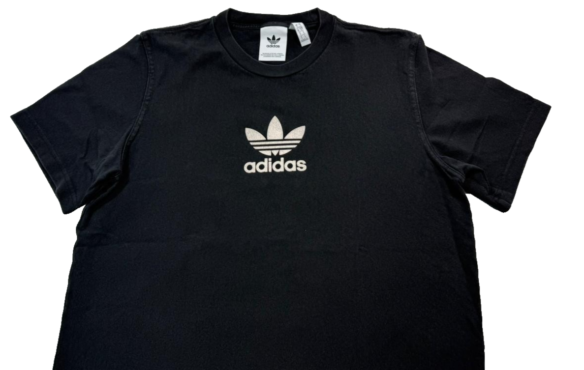 Men's Adidas Black T-Shirt Size S { Brand With The Three Strips}