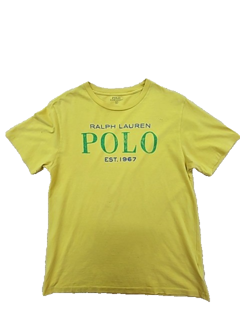 Polo Ralph Lauren Yellow L Men's Short Sleeve T-Shirt