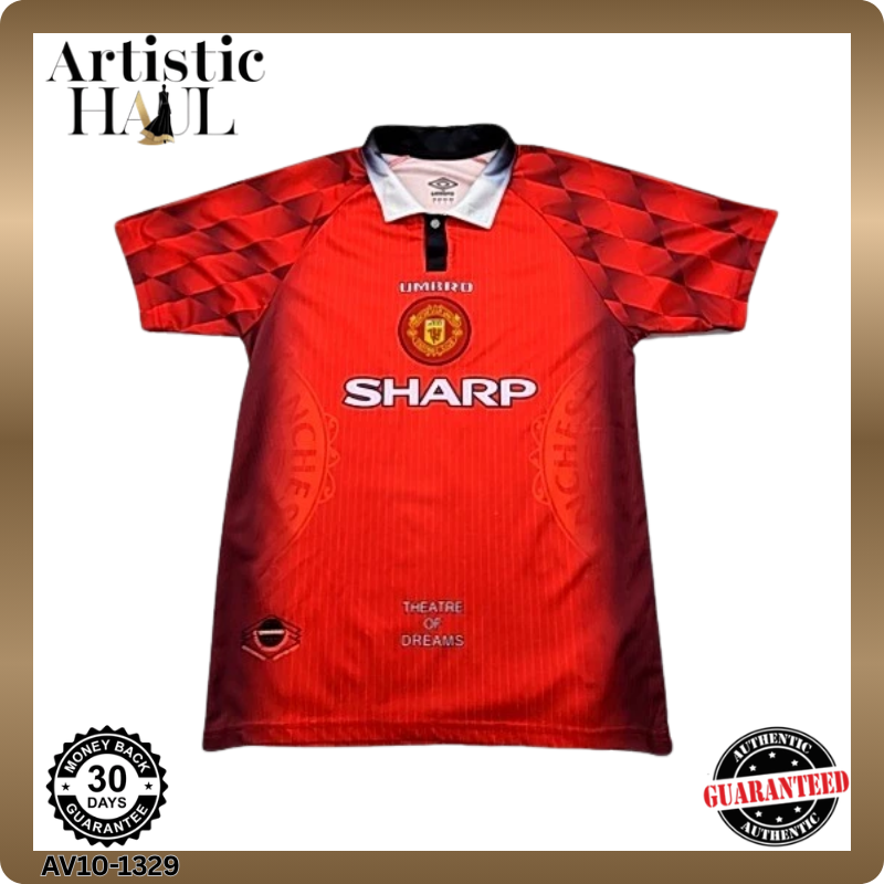 Umbro 1995 Vintage Red Diamond Football Shirt Men's L Polo