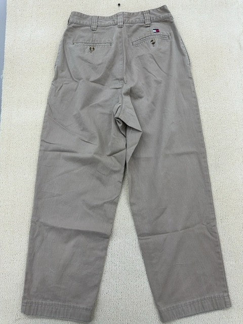 Tommy Hilfiger Men's Khaki Chino Pants Size 31 Straight Leg 5-Pocket