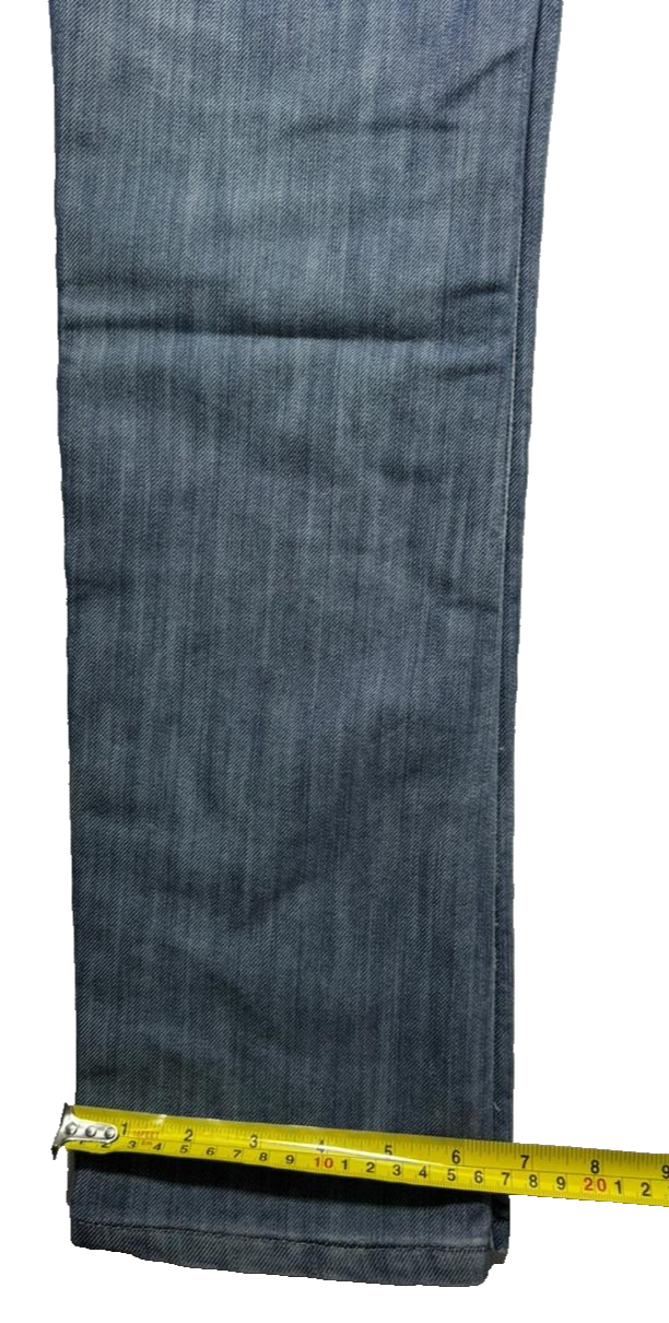 Men's Levi Strauss Light Wash Slim Straight Denim Jeans, Zip Pockets, Size 31