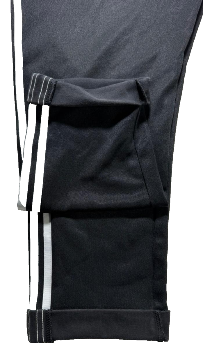 Adidas Black 3-Stripe Juniors Track Pants Joggers Youth Size M