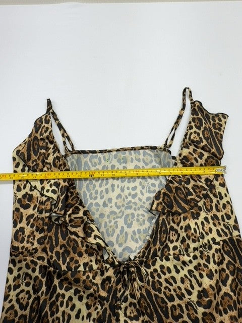 Agiveness Women Brown Tank Top size L product image 6